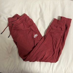 Pink/Red Nike Sweatpants